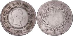 World Coins - Coin, Spain, Ferdinand VII, 10 Reales, 1821, Bilbao, , Silver, KM:560.1