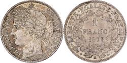 World Coins - France, 1 Franc, Cérès, 1871, Bordeaux, Silver, , Gadoury:465