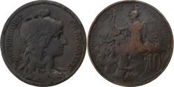World Coins - France, 10 Centimes, Dupuis, 1917, Paris, Bronze, , Gadoury:277, KM:843