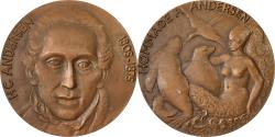 World Coins - France, Medal, Hommage à Andersen, 1967, Bronze, J. Joachim,