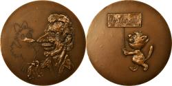 World Coins - France, Medal, Bande Dessinée, Jeunesse, Barberousse, 1979, Gus, , Bronze
