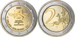 World Coins - Belgium, 2 Euro, Déclaration des Droits de l'Homme, 2008, Brussels,
