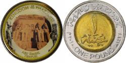 World Coins - Egypt, Token, Trésors des Pharaons, Temple Abu Simbel, 2010/AH1431