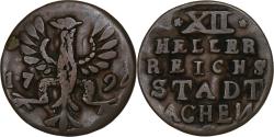 World Coins - German States, City of Aachen, 12 Heller, 1794, Bronze,