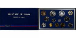 World Coins - France, Coffret 1 c. à 100 frs., 1988, Monnaie de Paris, FDC,