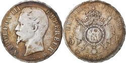 World Coins - Coin, France, Napoleon III, Napoléon III, 5 Francs, 1856, Lyon,