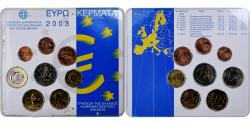 World Coins - Greece, Set 1 ct. - 2 Euro, Coin card.FDC, 2003, Athens,