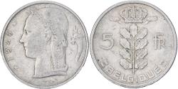 World Coins - Belgium, 5 Francs, 5 Frank, 1948, Copper-nickel, , KM:134.1