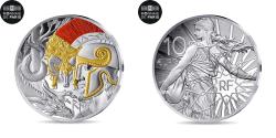 World Coins - France, 10 Euro, Semeuse, La Toison d'or, 2024, Monnaie de Paris, Silver