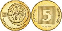 World Coins - Coin, Israel, 5 Agorot, 1998, , Aluminum-Bronze, KM:157