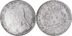 World Coins - Coin, France, Louis XV, Ecu aux branches d'olivier, 1732, Bourges, Rare