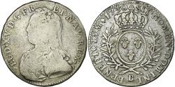World Coins - Coin, France, Louis XV, 1/2 Écu aux branches d'olivier, 1/2 ECU, 44 Sols, 1730