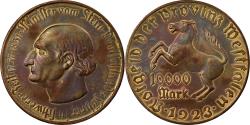 World Coins - Coin, Germany, Vom Stein, 10 000 Mark, 1923, , Bronze-Aluminium