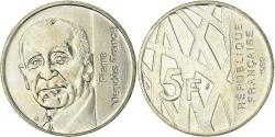 World Coins - Coin, France, Mendès France, 5 Francs, 1992, Paris, , Nickel, KM:1006