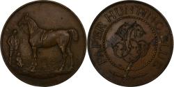 World Coins - France, Medal, Paper Hunting Club, 1888, Bronze, Huot,