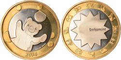 World Coins - Switzerland, Medal, Swissmint, Jeu de Monnaies Baby, 2014, Roland Hirter