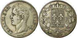 World Coins - Coin, France, Charles X, 5 Francs, 1830, Bayonne, , Silver, KM:728.8