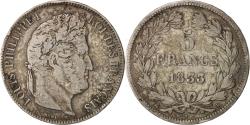 World Coins - Coin, France, Louis-Philippe, 5 Francs, 1833, Bordeaux, , Silver