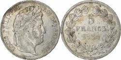 World Coins - France, 5 Francs, Louis-Philippe, 1834, Rouen, Silver, , KM:749.2