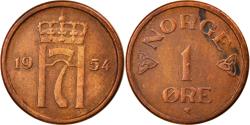 World Coins - Coin, Norway, Haakon VII, Ore, 1954, , Bronze, KM:398