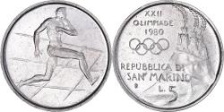 World Coins - Coin, San Marino, 5 Lire, 1980