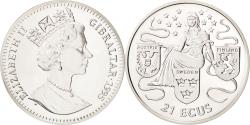 World Coins - Coin, Gibraltar, Elizabeth II, 21 Ecus, 1995, , Silver, KM:498