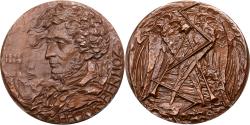 World Coins - France, Medal, Musique, Berlioz, 1969, Bronze, MOCQUOT Magdeleine,