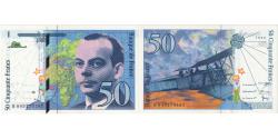 World Coins - France, 50 Francs, St Exupéry, 1999, R049273187, UNC(65-70), Fayette:73.5
