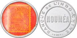 World Coins - Coin, Indochine, Banque de l'Indochine, Nouméa, 50 Centimes, Timbre-Monnaie