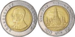World Coins - Coin, Thailand, 10 Baht, 2007