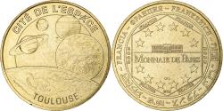 World Coins - France, Tourist token, Cité de l'espace de Toulouse, 2008, MDP, Nordic gold