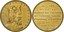 World Coins - France, Medal, Roi de France, Clovis, Copper-nickel Aluminium, Piéfort,