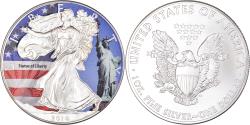 Us Coins - Coin, United States, Silver Eagle, Dollar, 2014, Philadelphia, Colourized