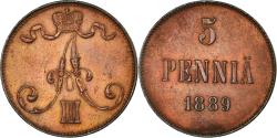 World Coins - Coin, Finland, Alexander III, 5 Pennia, 1889, , Copper, KM:11