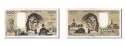 World Coins - Banknote, France, 500 Francs, 500 F 1968-1993 ''Pascal'', 1973, 1973-10-04