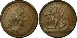 World Coins - France, Medal, Louis XIV, La Clémence du Roi, 1666, Copper, Mauger,
