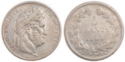 World Coins - Coin, France, Louis-Philippe, 5 Francs, 1840, Lille, , Silver