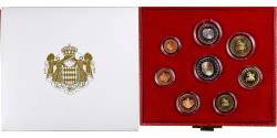 World Coins - Monaco, Rainier III & Albert, Coffret 1c. à 2€, Proof, 2001, MDP,