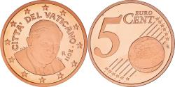 World Coins - VATICAN CITY, 5 Euro Cent, 2011, Rome, Proof, , Copper Plated Steel