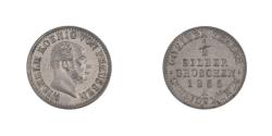 World Coins - Coin, German States, PRUSSIA, Wilhelm I, 1/2 Neu-Groschen, 5 Pfennig, 1866