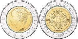 World Coins - Coin, Italy, 500 Lire, 1993, Rome, , Bi-Metallic, KM:160