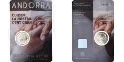 World Coins - Andorra, 2 Euro, 2021, PERSONNES AGÉES, , Bi-Metallic