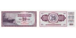 World Coins - Banknote, Yugoslavia, 20 Dinara, 1974, 1974-12-19, UNC(65-70)