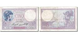 World Coins - France, 5 Francs, 5 F 1917-1940 ''Violet'', 1917, 1933-04-20, EF(40-45)