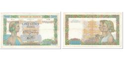 World Coins - Banknote, France, 500 Francs, 1940, 1940-01-04, EF(40-45), Fayette:32.1, KM:95a