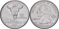 Us Coins - United States, Quarter, Quarter Dollar, 2007, Denver, Montana 1887