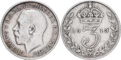 World Coins - Coin, Great Britain, George V, 3 Pence, 1913, , Silver, KM:813