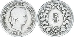 World Coins - Coin, Switzerland, 5 Rappen, 1882, Bern, , Copper-nickel, KM:26