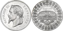 World Coins - France, Medal, Napoléon III, Exposition universelle de Paris, 1867, Tin