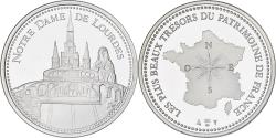 World Coins - France, Medal, Notre Dame de Lourdes, Silver,